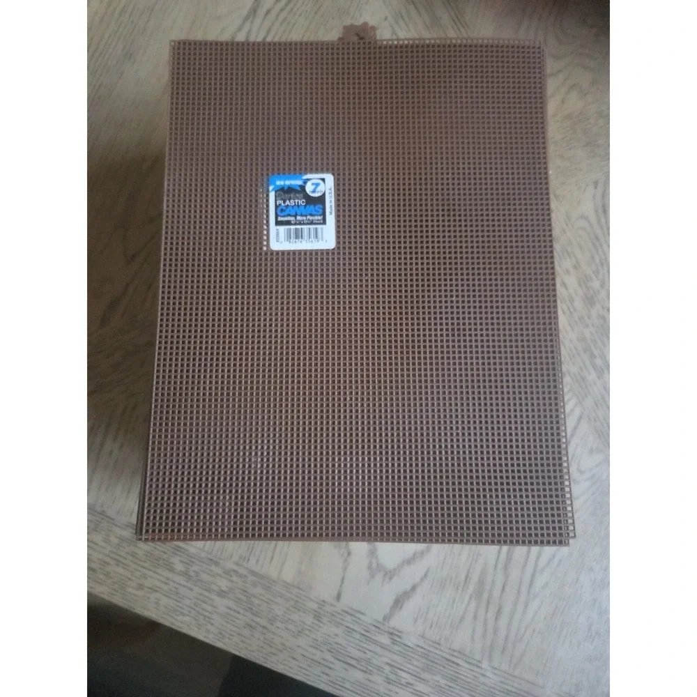 100 PLASTIC CANVAS MESH SHEETS LOT Darice 13.5